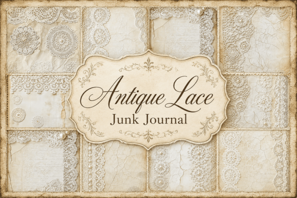 Antique Lace Junk Journal: A Strategic Approach to Vintage Digital Assets