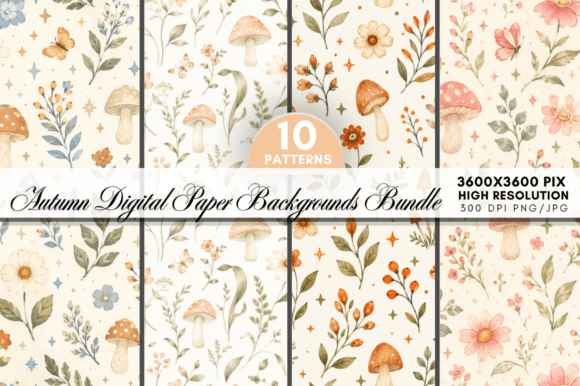 Autumn Digital Paper Bundle: A Strategic Resource for Creative Professionals