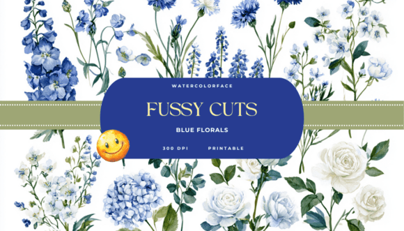 Blue Floral Bridal Watercolor Fussy Cuts: A Practical Guide to Enhancing Creative Projects