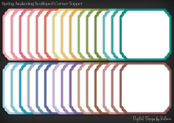 Enhancing Your Creative Projects with the Spring Awakening Scolloped Corner Topper