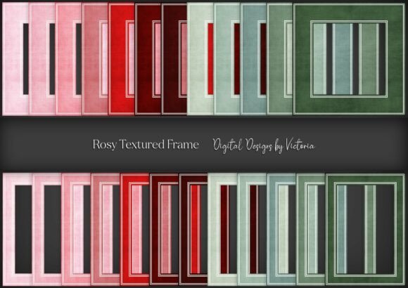 Exploring the Rosy Textured Frame Collection: A Versatile Design Resource for Crafters and Creators