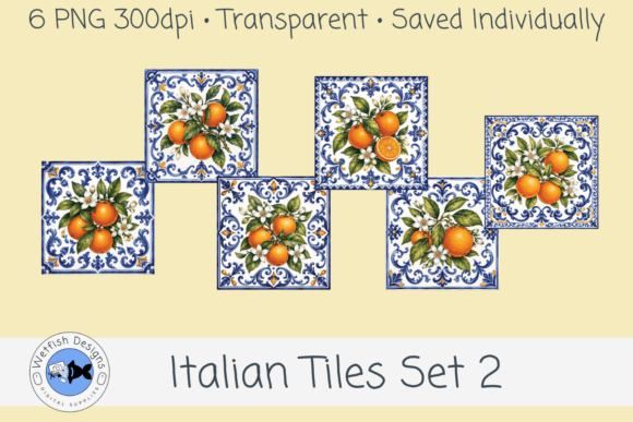 Italian Tiles Set 2: A Mediterranean-Inspired Design Essential