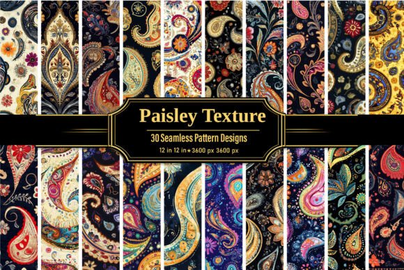 Luxury Paisley Pattern Bundle: Timeless Textures