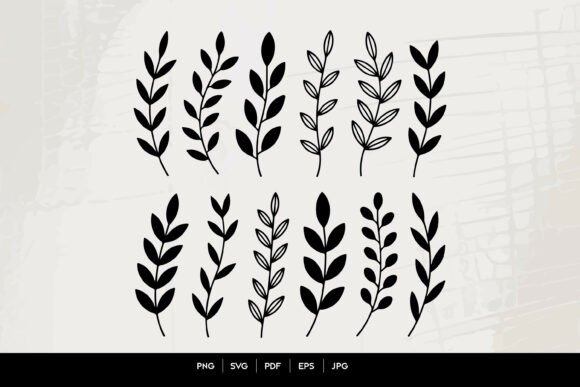 Minimal Leaf Branch SVG Set: A Strategic Asset for Modern Branding and Design