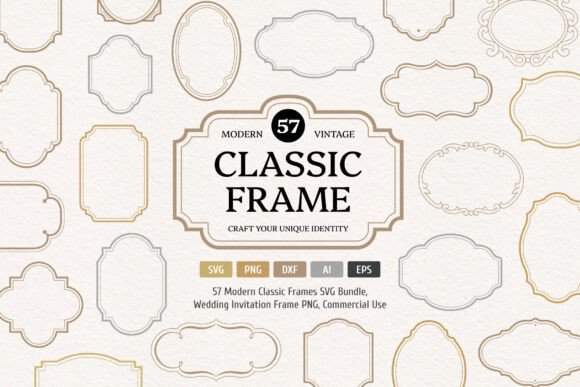 Modern Classic Frames Collection: A Practical Resource for Designers and Creators