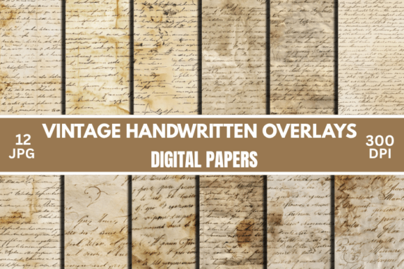 Old Papers - Old Handwriting Backgrounds: A Guide to Authentic Vintage Textures