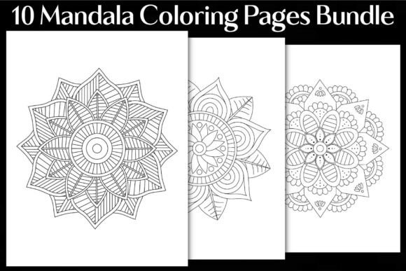Relax with the Mandala Coloring Pages Bundle