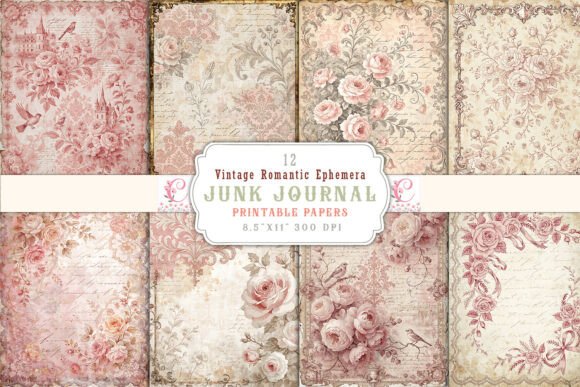 Reviving Nostalgia: The Art of Vintage Romantic Ephemera for Junk Journals