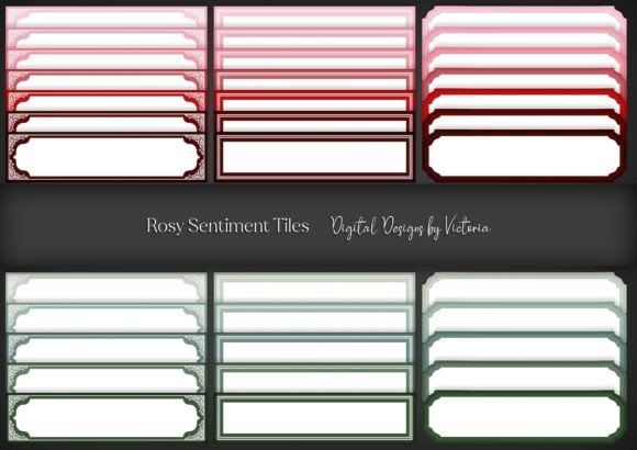 Rosy Sentiment Tile: Creative Design Made Simple
