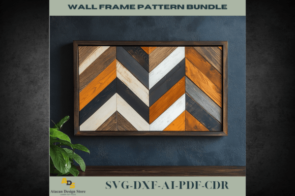 Rustic Chevron Wood Wall Art Pattern 738: Elevating Interiors with Timeless Texture