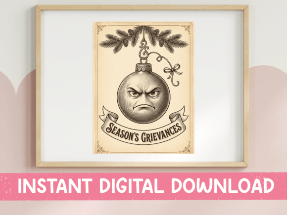 Season's Grievances Grumpy Ornament