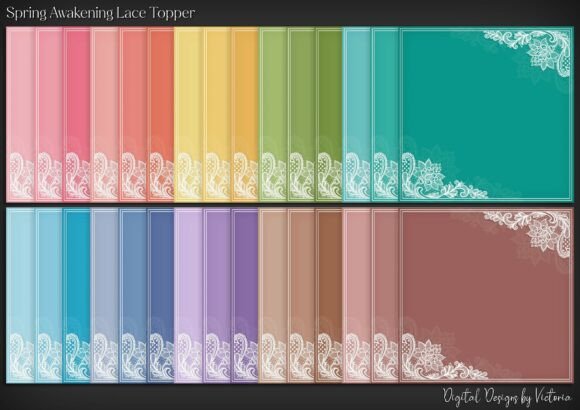 Spring Awakening Lace Corner Topper: A Versatile Design Resource