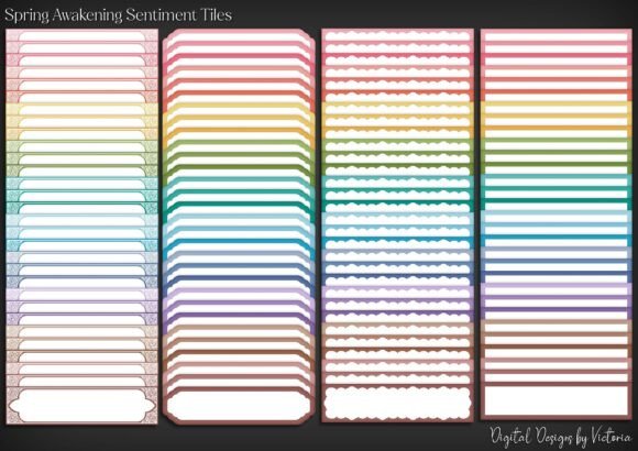 Spring Awakening Sentiment Tiles for Creative Crafting