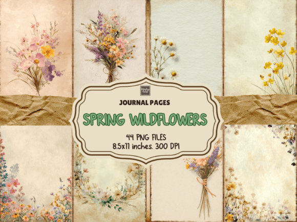 Spring Wildflowers Journal Pages: A Strategic Tool for Creative Planning