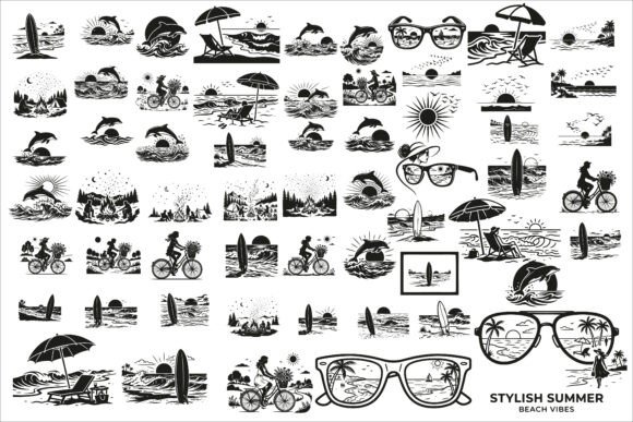 Summer Beach Vacation Elements: A Creative Toolkit for Seasonal Projects