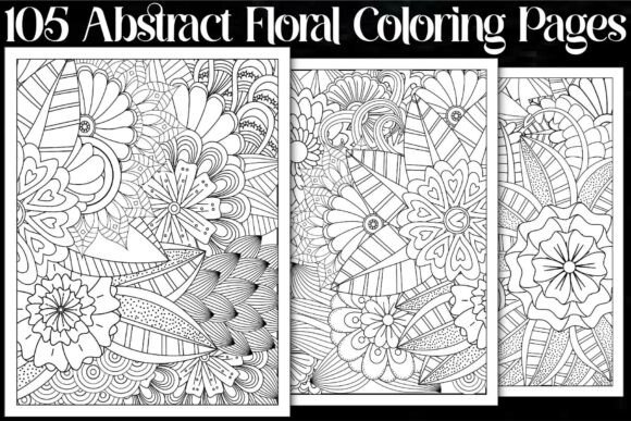 Unlocking Creativity with Abstract Floral Coloring Pages
