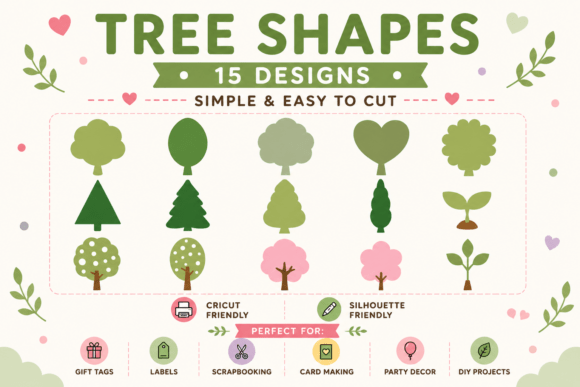 Unlocking Nature-Inspired Creativity with the Tree Shapes SVG Bundle