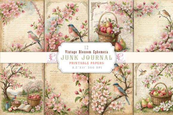 Vintage Blossom Ephemera Junk Journal: A Curator's Guide to Timeless Paper Crafts