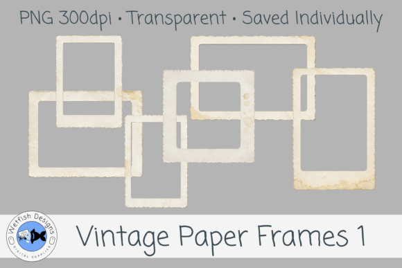 Vintage Paper Frames 1 for Timeless Design Projects